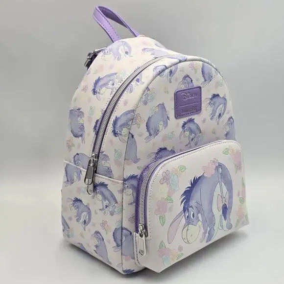 Loungefly Disney Winnie The Pooh Eeyore Floral Mini Backpack Set - Picture 3 of 12